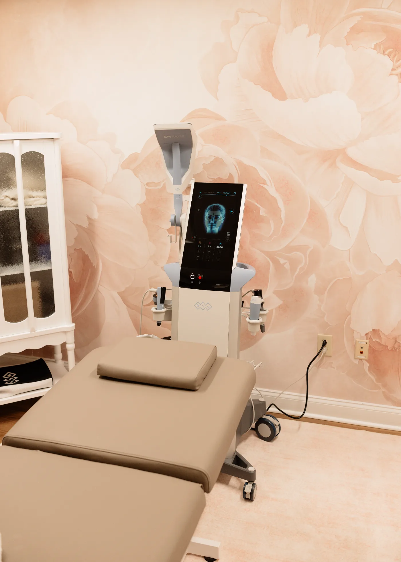 Skin treatment room at Balanced Health